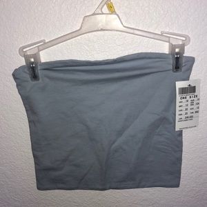Brandy Melville light blue tube top